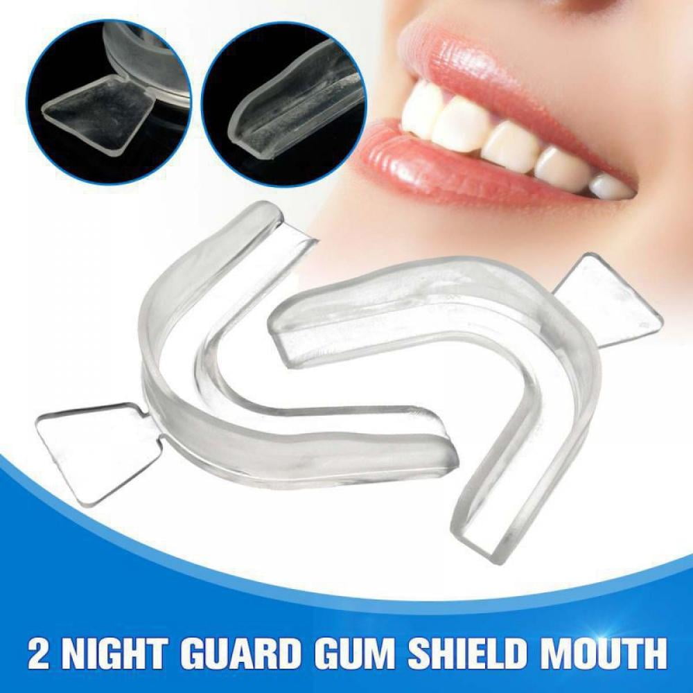Paradenti Notte In Gel Trasparente Per Digrignare Denti - 2 Pezzi - Termoformabile