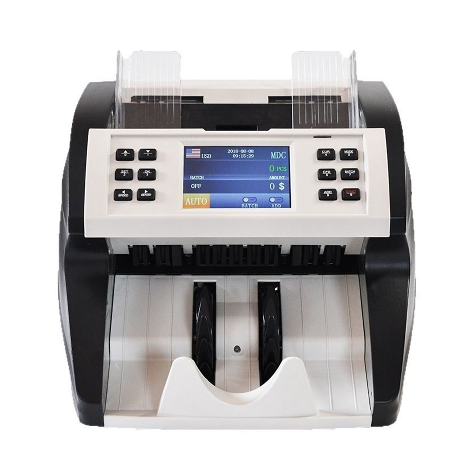 Professional Multi-Currency Cash Counting Machine with Total Amount ...