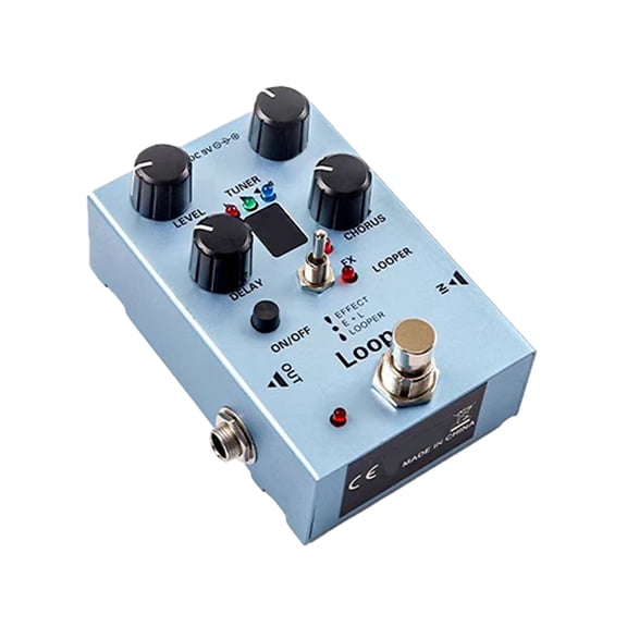 Professional Multi Effect Electric Guitar Pedal Looper Electric Guitar Effect Pedal with LED Lights for Homes studio