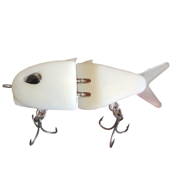 Professional Multi Jointed Hard Body Swimbait for Bass Fishing Slow Sinking Realistic Swimming Lure with Double Hooks for Saltwater and Freshwater Angling Accessory