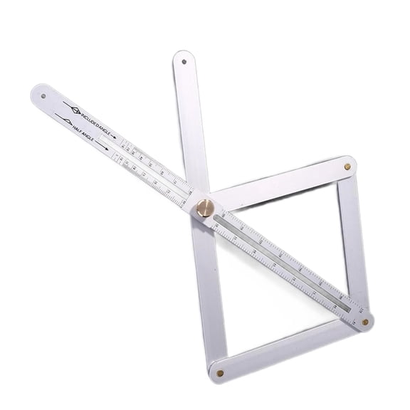 Professional Multifunctional Angles Measurer Featuring Ergonomic Handle Easy to Carry for Carpentry Door Installation
