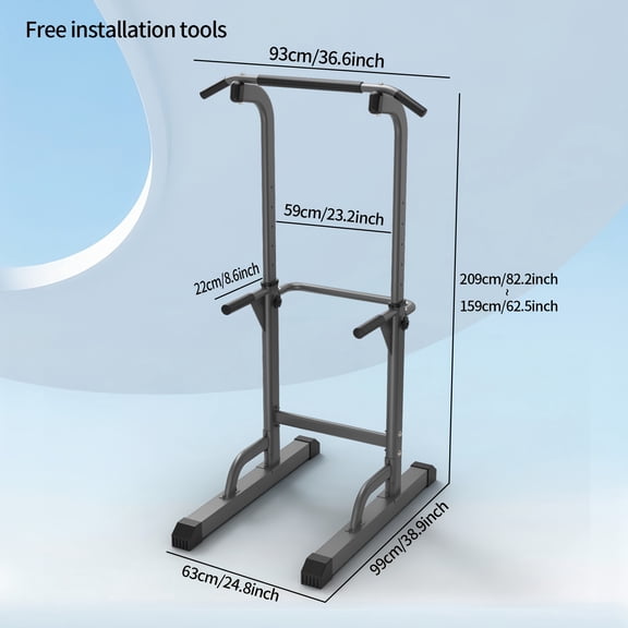 Professional Multifunctional Pull-Up Bar, Adjustable Strength Training Chin-Up Bar, Compact & Sturdy Fitness Equipment for Home Gym, Muscle Building & Full Body Workout