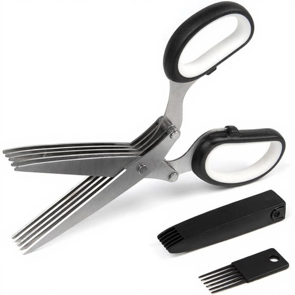 5 Cooking Scissors Rusts Steel Kitchen Shears with Cover For Fast Chopping And Shredding Tasks