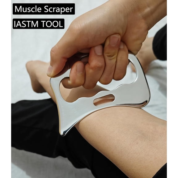 Professional Muscle Scraper Tool Set, 4-Piece IASTM Physical Therapy Kit with Carrying Case, Manual Massage Tools for Myofascial Release and Tissue Therapy