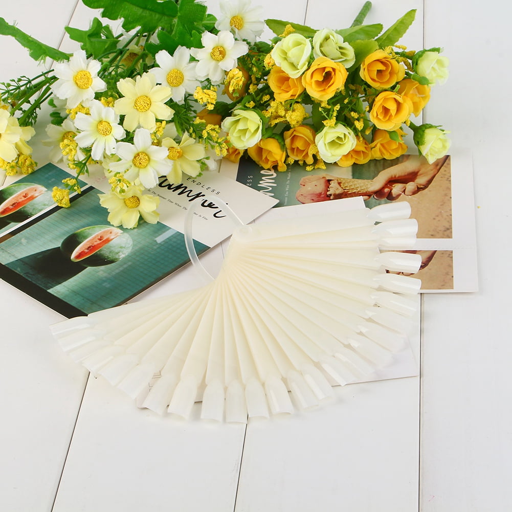 Professional Nail Art Display Boards, Transparent False Nail Tips