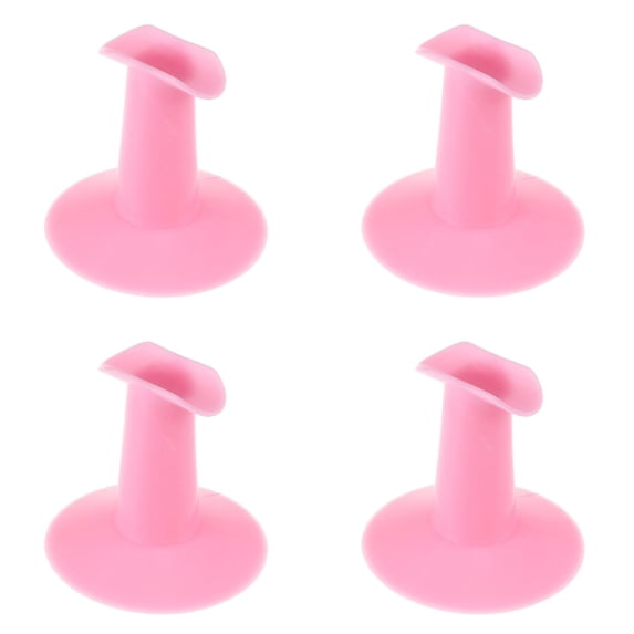 Professional Nail Art Painting Tools Finger Stand Support Holder Manicure Tools 4PCS, One Size, Pink 4Packs