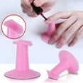 thumbnail image 1 of Professional Nail Art Painting Tools Finger Stand Support Holder Manicure Tools, One Size, Pink 1Pack, 1 of 9