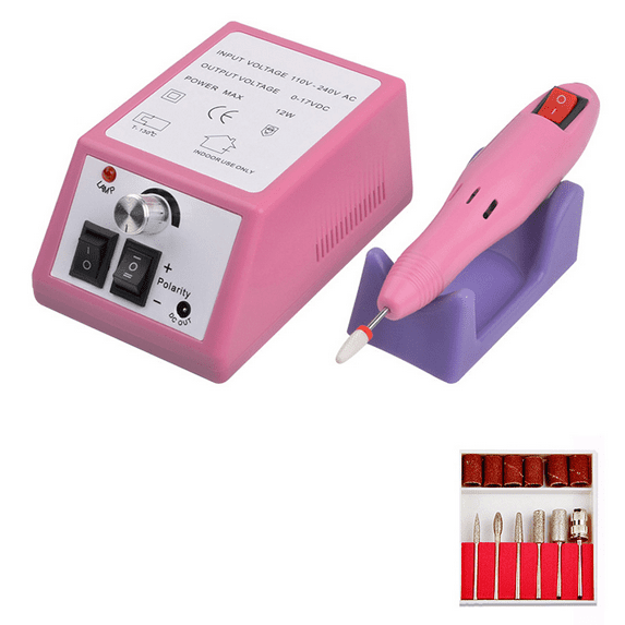 Professional Nail Drill, Electric Nail Drill Machine, Electronic Nail File Drills for Acrylic Nails Gel Nails Manicure Pedicure Tools for Salon Use Bienvenido