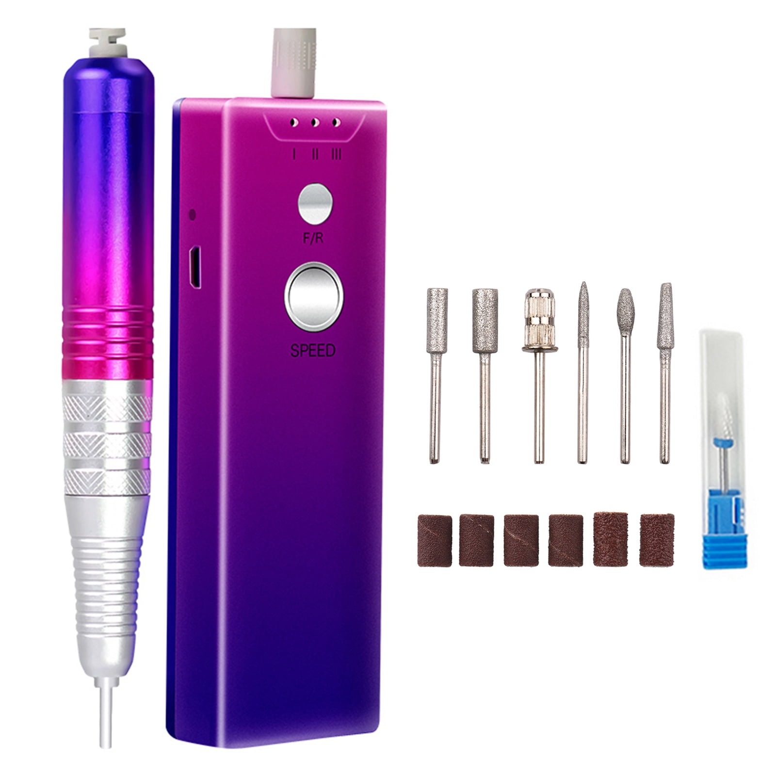 Professional Nail Drill Machine AntiDrop 25000 RPM Rechargeable Nail Drilling Pen for Acrylic