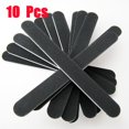 Professional Nail Files, 100180 Grit, 10 ct Black