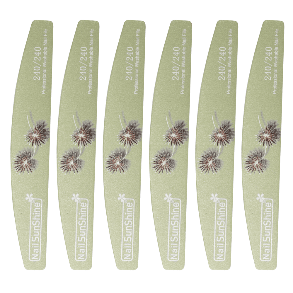 Professional Nail Files and Buffing , Washable Acrylic Files 100/120 ...