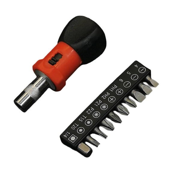 Professional Narrow Space Ratcheting Screwdriver Set Featuring Powerful Tip Ideal For Devices And Furniture Ass