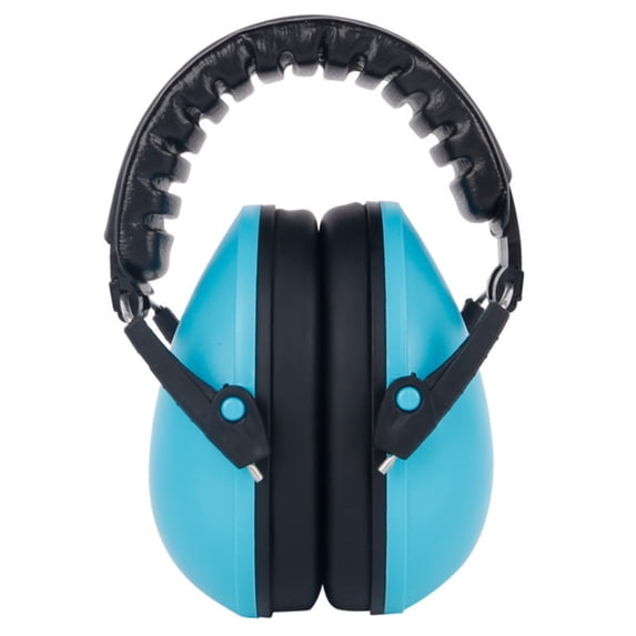 Professional Noise Reduction Earmuffs, Adjustable Soundproof Hearing Protection for Small Head Sizes and Sensitive Ears, Blue B#066 Blue