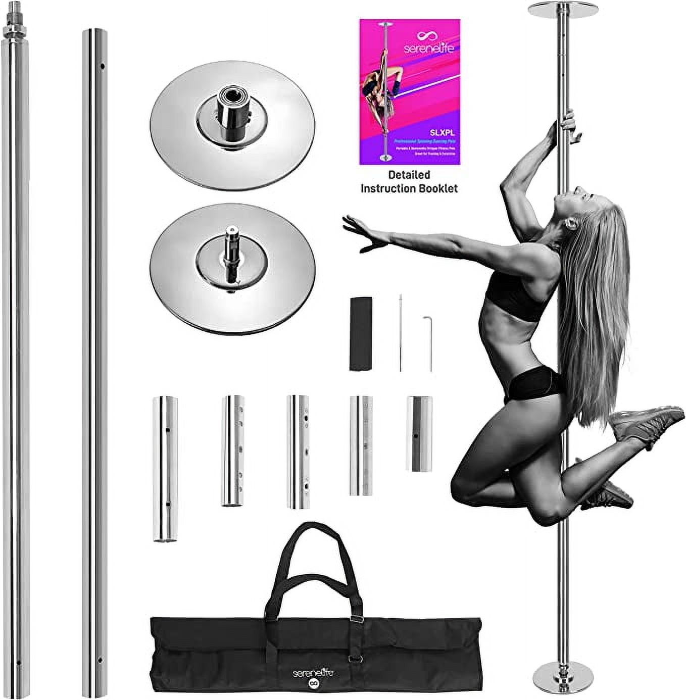Pole Dance pole set professional pole to screw on、取り外し可能