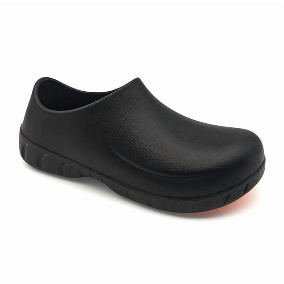 Professional Non-Slip Work Shoes for Men Women - Waterproof & Oil-Resistant Chef Clogs with Massage Insole, Slip-On Nursing Kitchen Footwear for Hospital, Restaurant & Garden