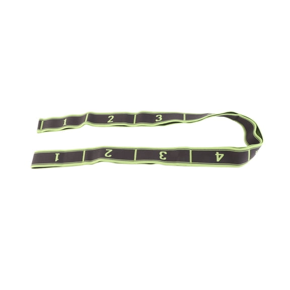 Professional Numbered Stretching Strap for Physical Therapy, Premium Cotton Polyester Elastic Exercise Yoga Stretch Band for Improving Flexibility & Muscle Tone (104 cm / 40.94 in)