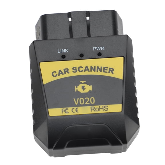 Professional OBD2 Bluetooth Car Scanner, Engine Diagnostic Code Reader (2.46 x 1.83 x 0.93 in / 62.45 x 46.4 x 23.5 mm)