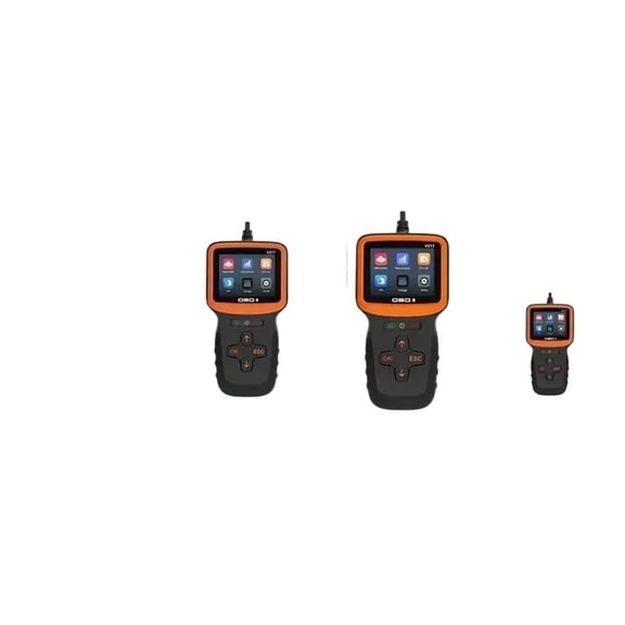 Professional OBD2 Diagnostic Scan Tool - Real-Time Data, Engine Light Check & Code Clearing for Cars/Motorcycles