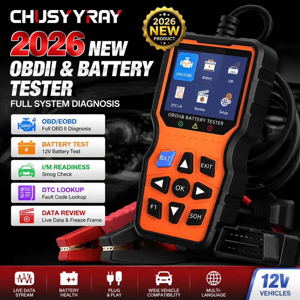 Professional OBD2 Scanner - 2026 new Upgraded OBDII + CAN Code Reader
