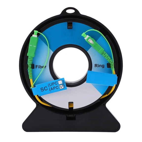 Professional OTDR Launch Cable Single Mode Optical Fiber Test Extension Cable Box 1000m / 3280ft SC APC to SC APC
