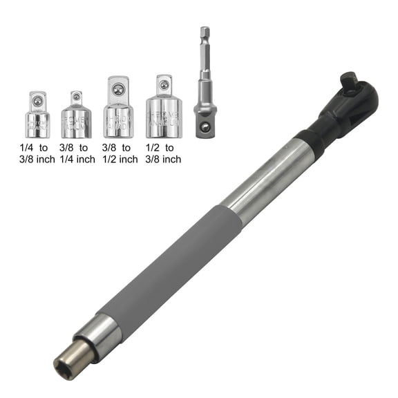 Professional Offset Spanner Extension Tool For Power Drills Includes Seamlessly 1/2inch Socket Connection Capability