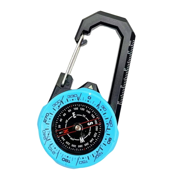 Professional Outdoor Buckle Type Compasses Waterproofs Carabiner Outdoor Compasses Portable Directional Guide Tool Enduring
