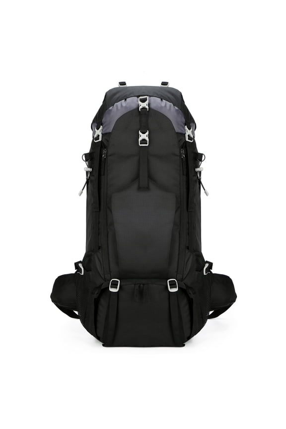 Professional Outdoor Hiking Backpack, Ultra Light And Wear-resistant, Men's And Women's Hiking Backpack, Large Capacity Waterproof Camping Backpack, 70L,Black