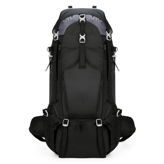 Professional Outdoor Hiking Backpack, Ultra Light And Wear-resistant, Men's And Women's Hiking Backpack, Large Capacity Waterproof Camping Backpack, 70L,Orange