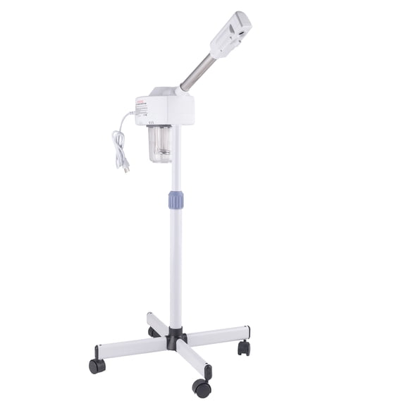 Professional Ozone Facial Steamer, Adjustable Height Ionic Face Steam Machine with Touch Screen & Rolling Casters, 750W Salon Spa Skin Care Equipment for Beauty Salon & Home Use, US Plug