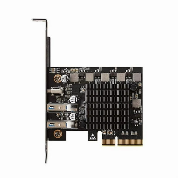 Professional PCIe Expansion Card PCIE3.0X4 with 10Gbps USB A and 20Gbps UsbC