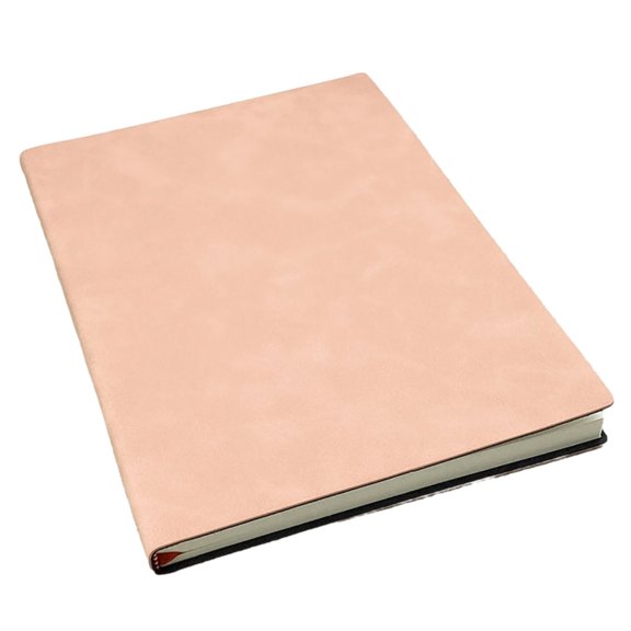 Professional PU Leather Notebook 160 Pages Wide Lined Ribbon Bookmarks Softcover Journal for Journaling And Note Taking