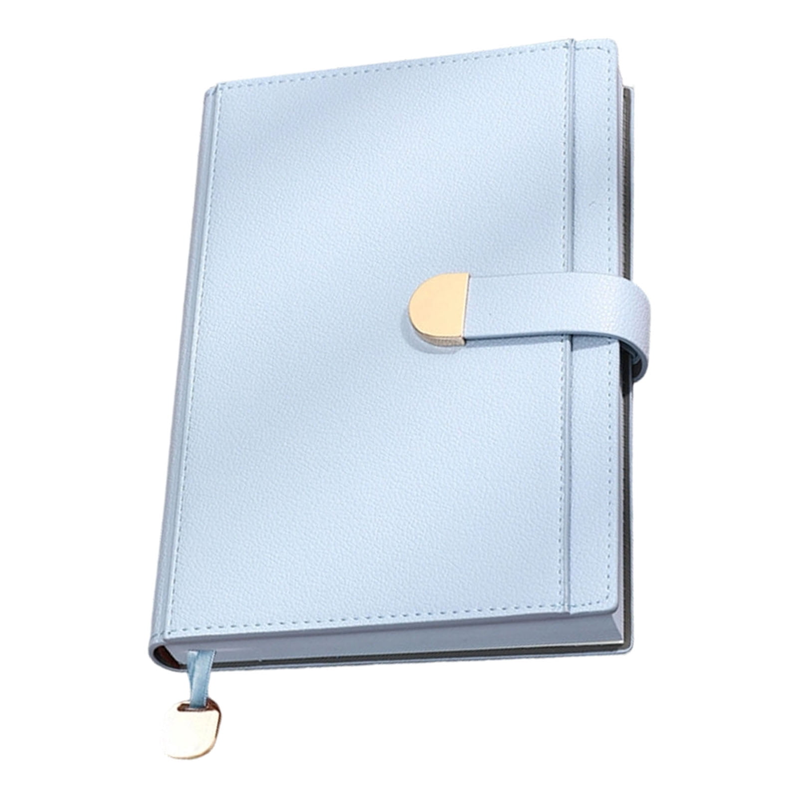 Professional PU Leather Notebook 300 Pages Lined Ribbon Bookmarks Button Closure Hardcover Journal for Writing