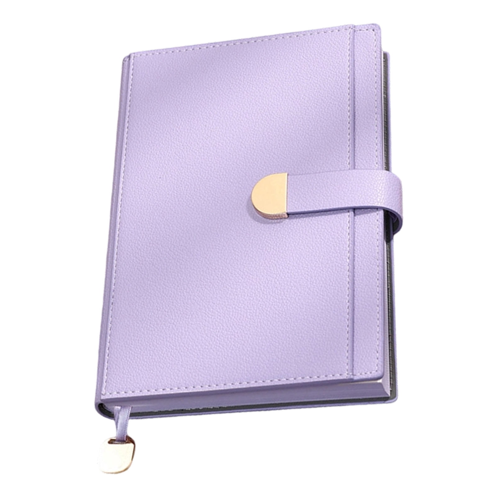 Professional PU Leather Notebook 300 Pages Lined Ribbon Bookmarks Button Closure Hardcover Journal for Writing