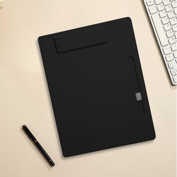 Professional PU Leather Padfolio with Magnetic Closure – Letter Size Clipboard Folder for Business Contracts, Menu Holder, Interview Portfolio, Writing Pad