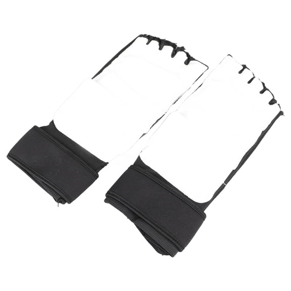 Professional PU Leather Taekwondo Feet Protection Guard, Multi-Functional Slip Proof Boxing Feet Protector / TKD Foot Gear Support for Martial Arts Sparring Training, XS (10.0 x 5.1 in)