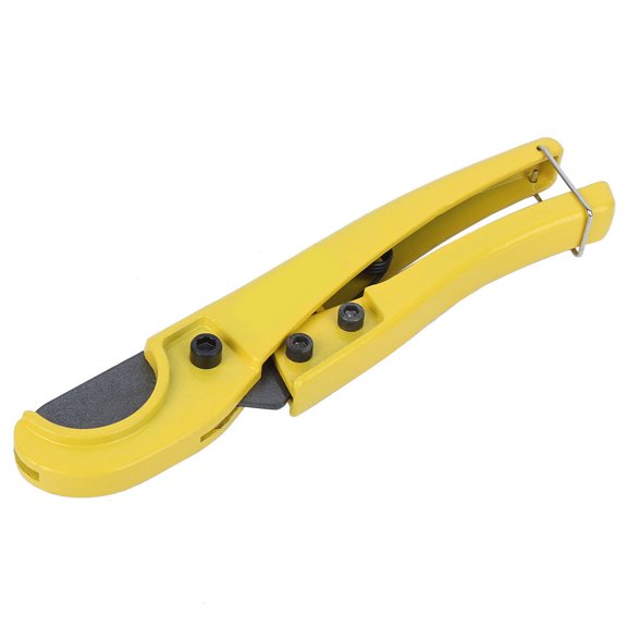 Professional PVC Pipe Cutter for Plumbing Repairs, Steel Blade Quick Cut Tool for Plastic Tubes and Hoses up to 1.4 inches