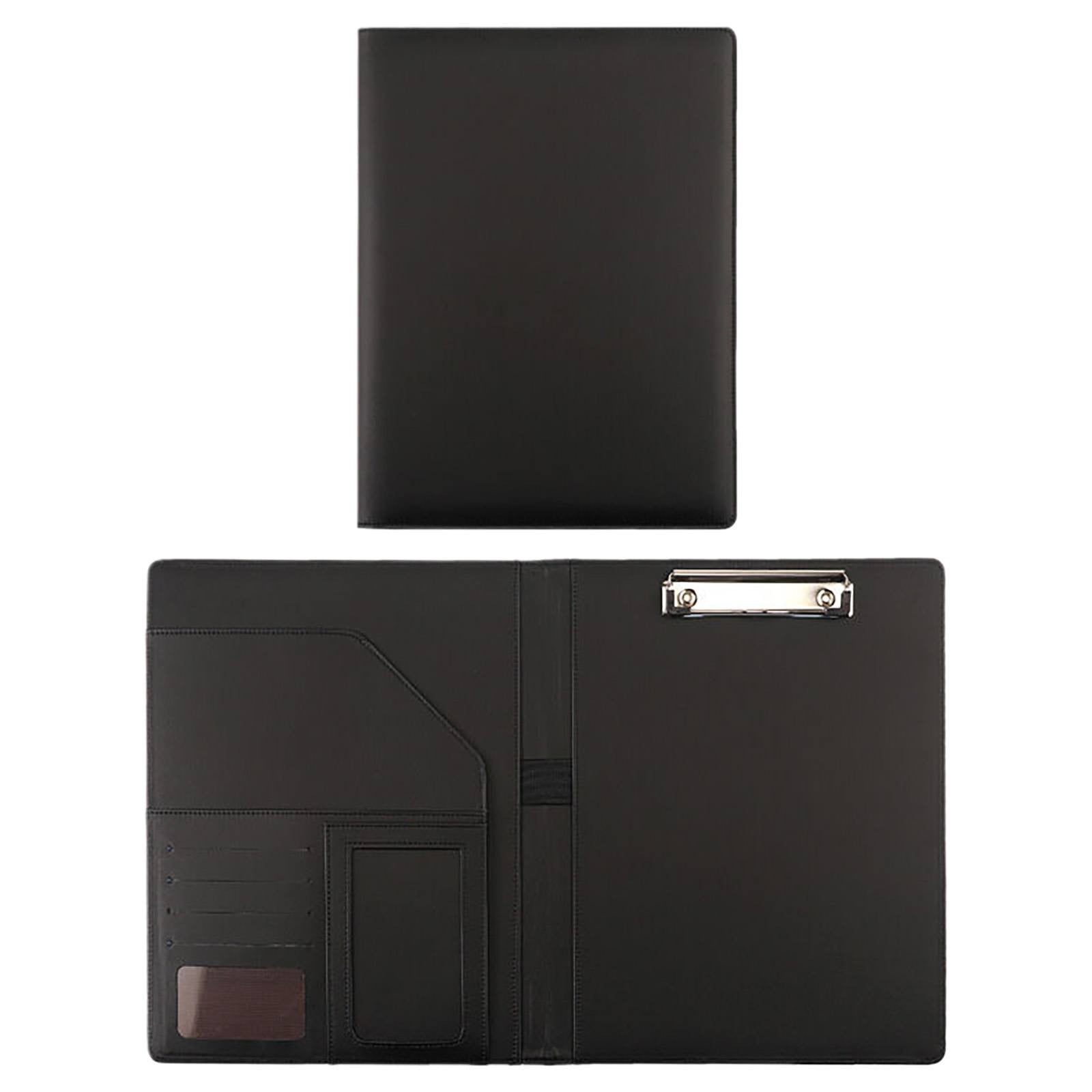 VANRA Padfolio Clipboard Folder Leather Portfolio Binder Organizer