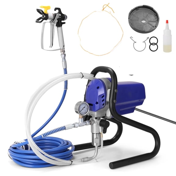 Professional Paint Spray Gun High Pressure Airless Spraying Machine Electric Paint Sprayer Internal-Feed Painting Tool ,Easy to Clean