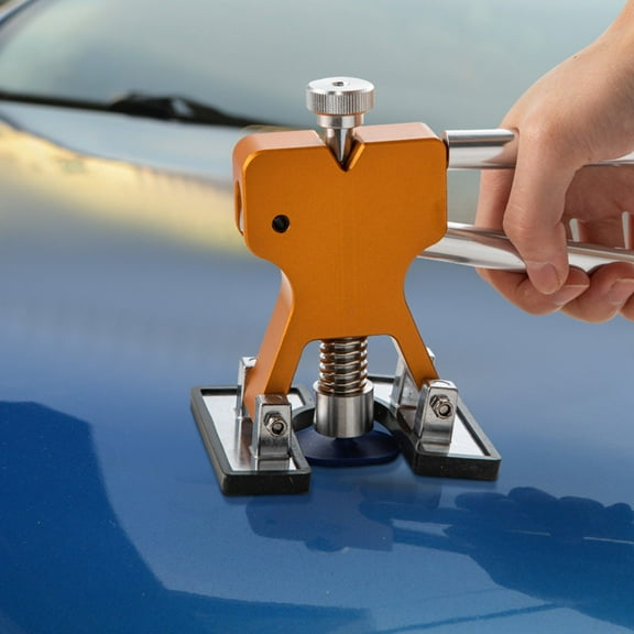 Professional Paintless Dent Removal Kit 89 PCS Golden PDR Tools, Glue Puller Tabs & Lifters for Car Dent Repair, Auto Body Ding Repair, Minor Dents