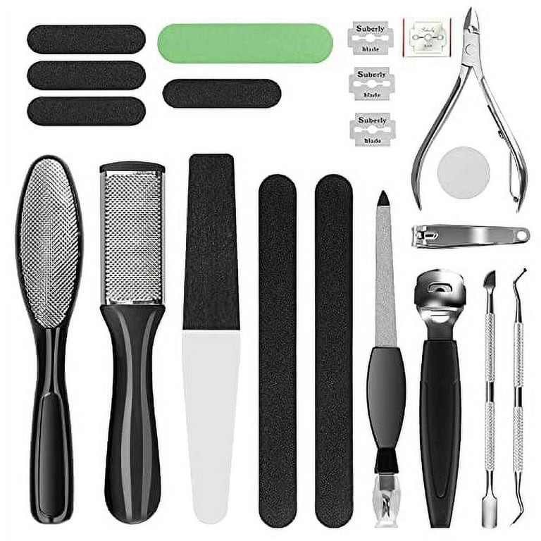 Professional Pedicure Tool Kit, 10 in 1 Stainless Steel Washable Foot Care  Kit Dead Skin Remove Foot Spa Foot File Callus Remover, Foot Scraper