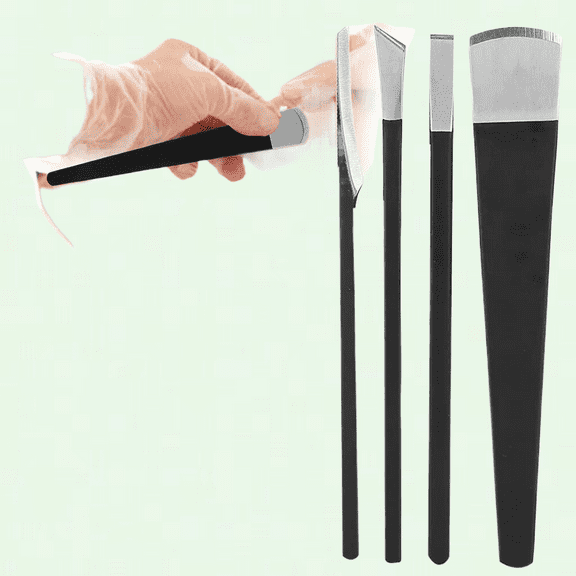 Professional Pedicure Knife Set, 4PCS Callus Shaver, High Manganese Steel Blade, Ergonomic Handle, Storage Bag Included (6.3in)