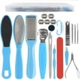 thumbnail image 1 of Professional Pedicure Tools Kit, 20 in 1 Stainless Steel Pedicure Foot Supplies Set, Foot Files Callus Dead Skin Remover, Pedicure Foot Spa Tools at Home or Salon for Women & Men, 1 of 8