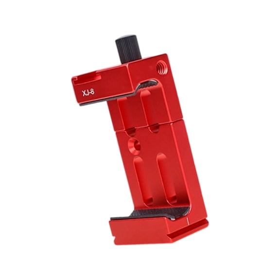 Professional Phone Clamp With Quick Release Tripod Mount And Cold Shoe Slot Aluminum Alloy Design