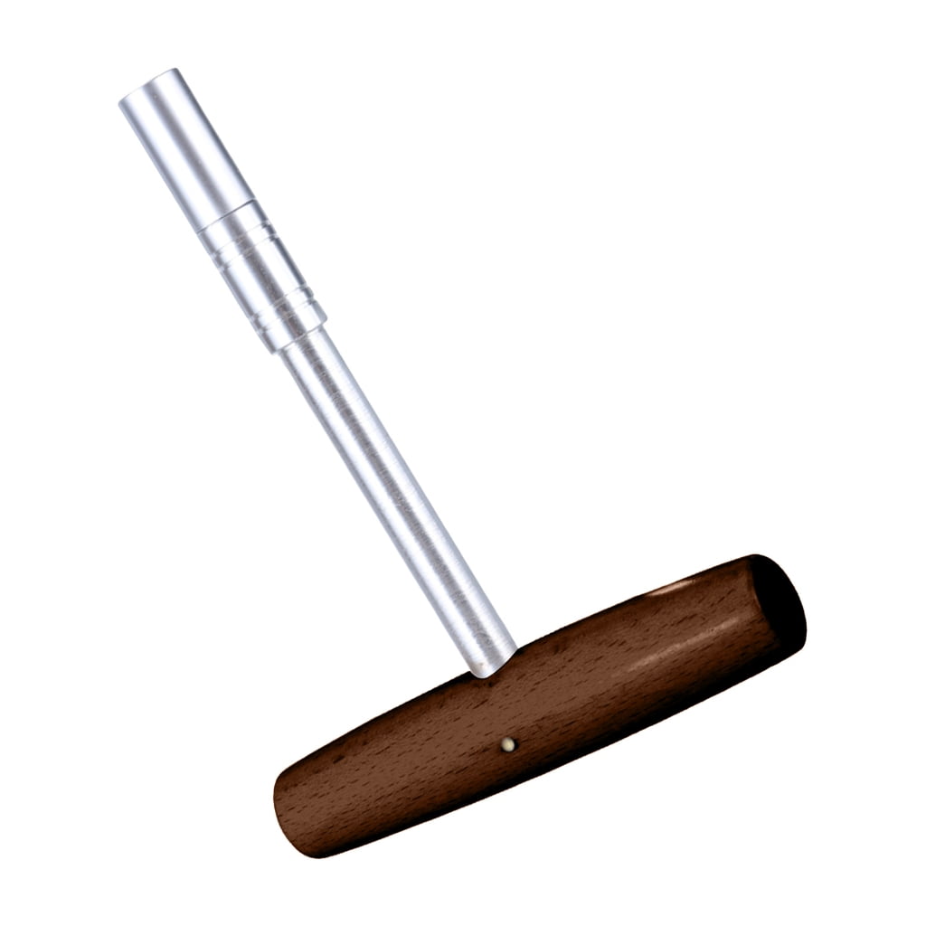 Professional Piano Tuner T Handle Tool Piano Tuning Spanner Steel & Wood Handle Excellent Craftsmanship