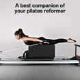 thumbnail image 1 of Professional Pilates Reformer Box, 23.6x15.7x9.4in Multi-Functional Tool for Balance Exercises, Studio-Grade Accessory for Strength and Mobility Training (Black), 1 of 9