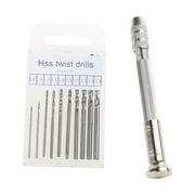Professional Pin Vise Hand Drill Bits Manual Craft Drill for Mini Twist Drill Assembling Model for Jewelry Making