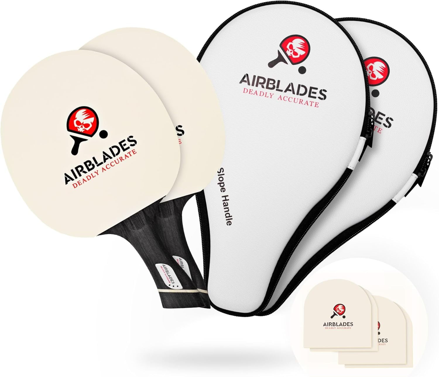 Professional Ping Pong Paddle with Hard Carry Case Pro Table