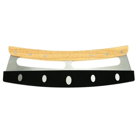 Professional Pizza Cutter - Stainless Steel Blade with Protective Cover & Ergonomic Handle