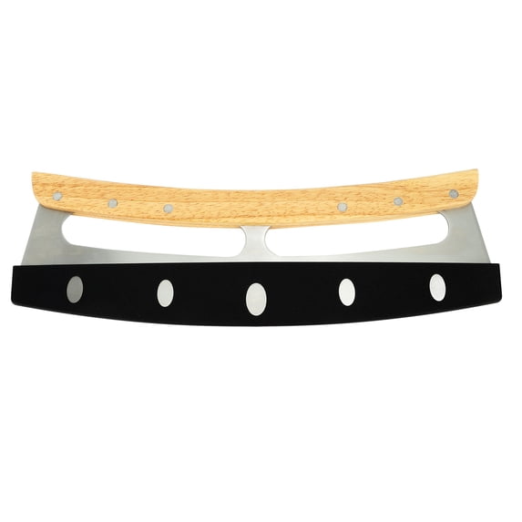 Professional Pizza Cutter - Stainless Steel Blade with Protective Cover & Ergonomic Handle