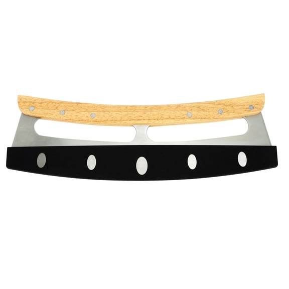 Professional Pizza Cutter - Stainless Steel Blade with Protective Cover & Ergonomic Handle